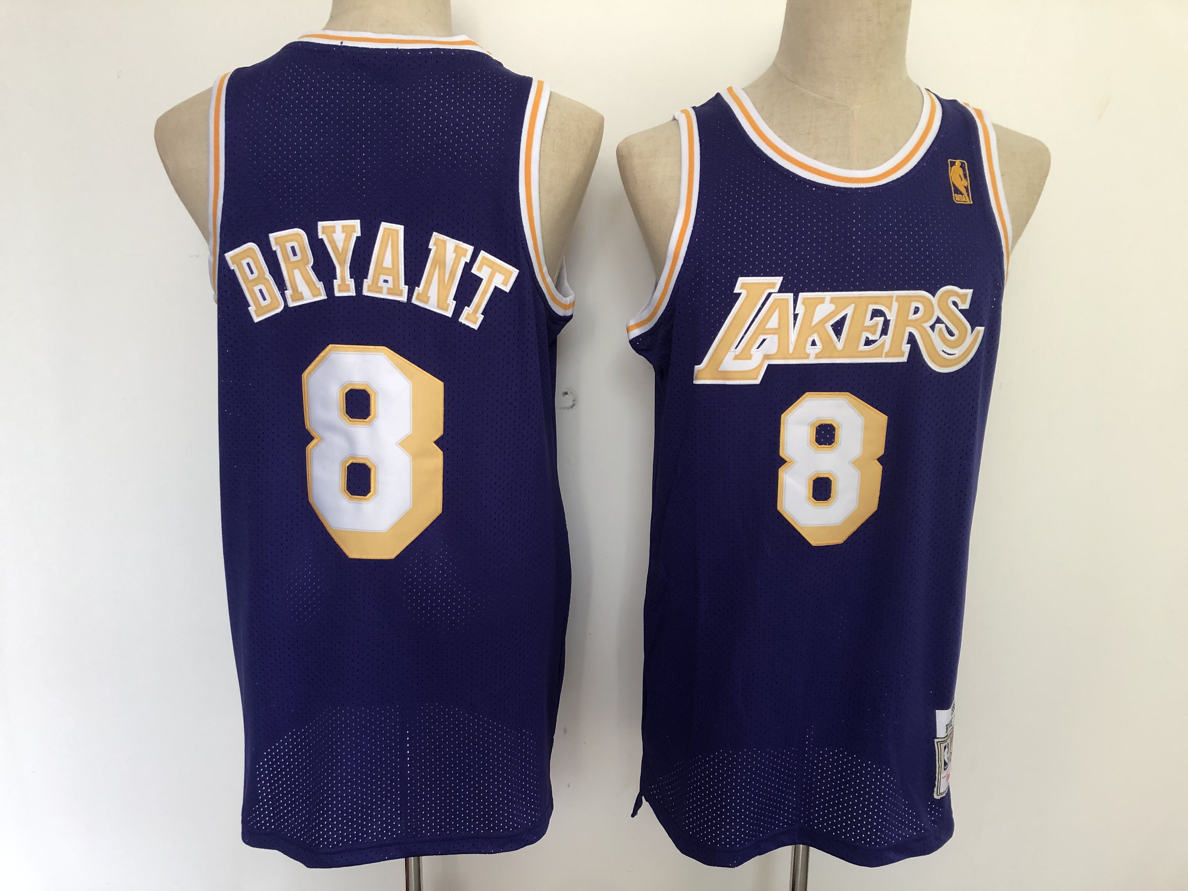 Wholesale Men Los Angeles Lakers 8 Bryant purple Nike NBA throwback Jerseys